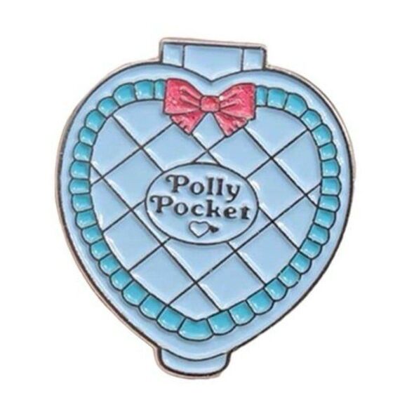 Retro Polly Pocket Enamel Pin Barbie Y2K - Picture 1 of 5